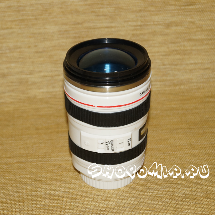 Кружка-термос с крышкой-линзой Объектив фотоаппарата