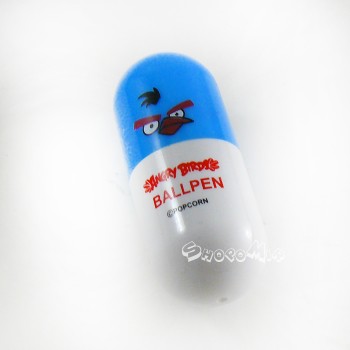 Ручка AngryBirds выдвижная, в виде капсулы 