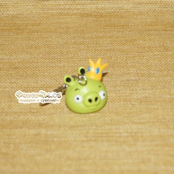 Брелок "Angry Birds Король Свин"